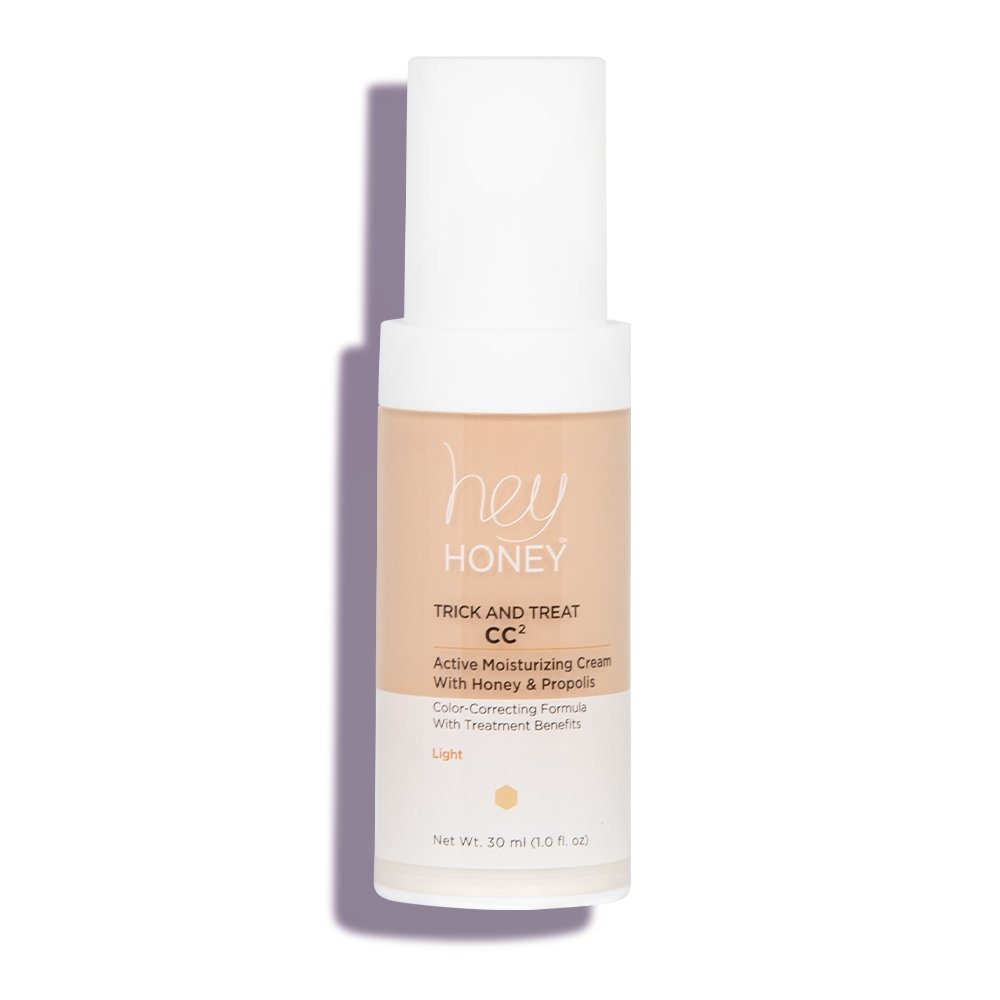 TRICK & TREAT CC² CREAM - Active Moisturizing Color Correcting Cream With Honey and Propolis - Hey Honey Skin Care