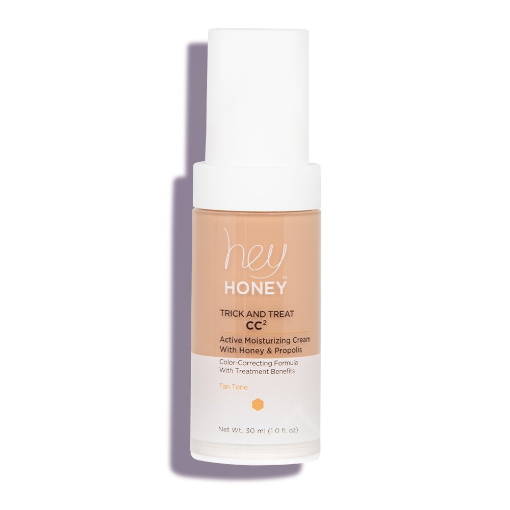 TRICK & TREAT CC² CREAM - Active Moisturizing Color Correcting Cream With Honey and Propolis - Hey Honey Skin Care