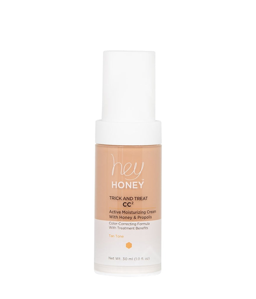 TRICK & TREAT CC² CREAM - Active Moisturizing Color Correcting Cream With Honey and Propolis - Hey Honey Skin Care