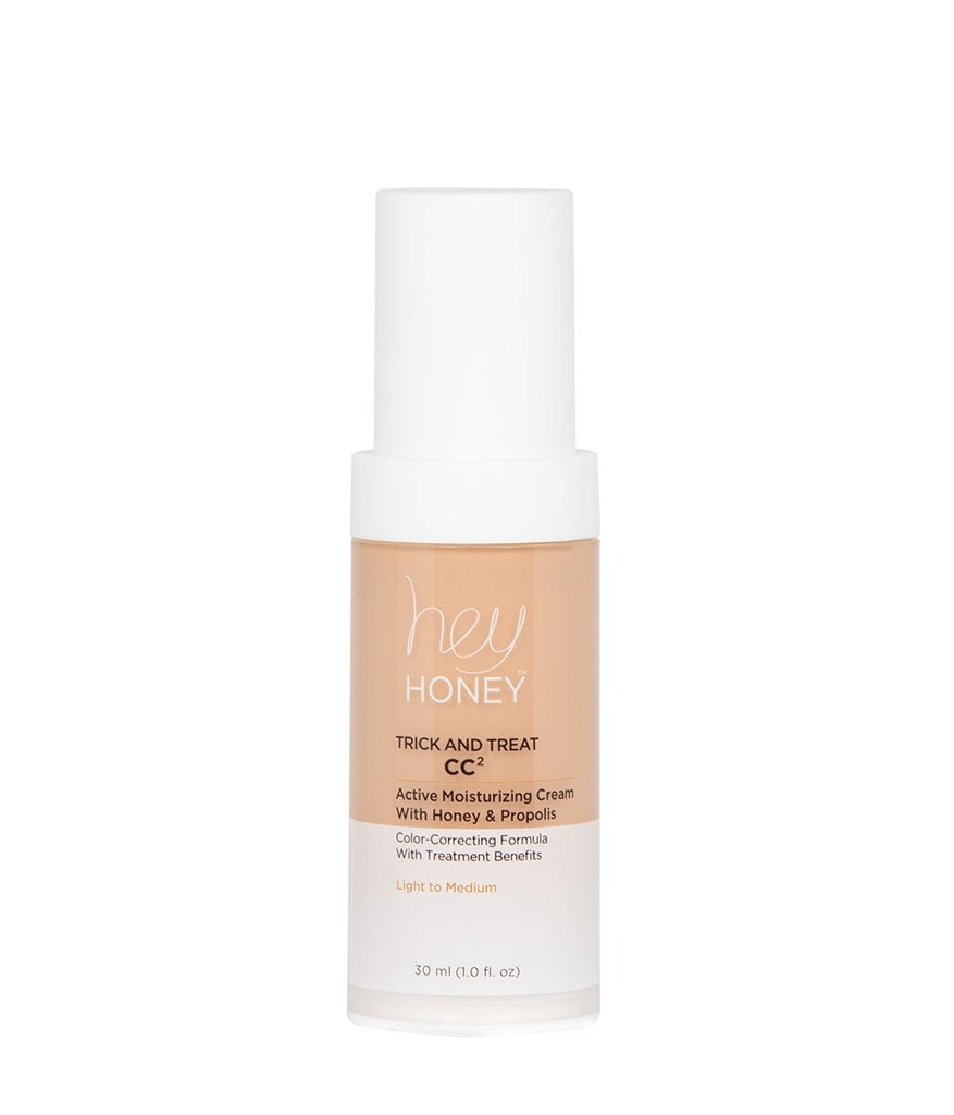 TRICK & TREAT CC² CREAM - Active Moisturizing Color Correcting Cream With Honey and Propolis - Hey Honey Skin Care